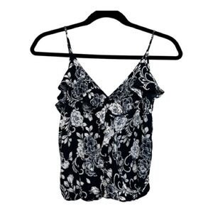 Aeropostale Floral Wrap Tank XS